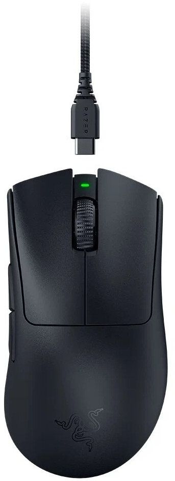 Мышь Razer DeathAdder V3 Pro черный оптическая (30000dpi) беспроводная USB-C (5but)