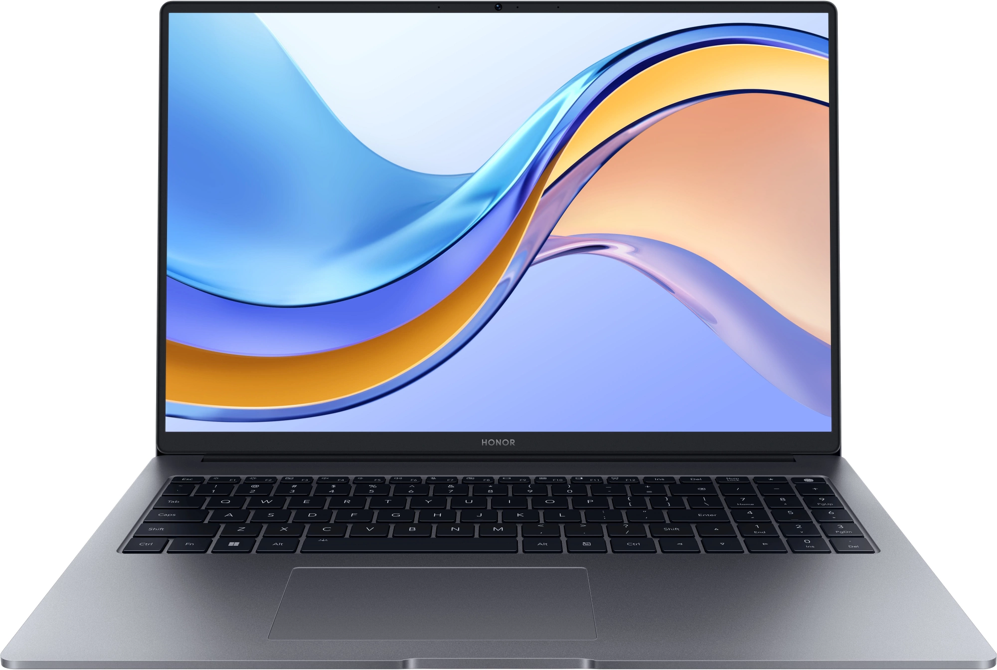 Ноутбук Honor MagicBook X16 Core i5 12450H 16Gb SSD512Gb Intel UHD Graphics 16" IPS WQXGA (1920x1200) Windows 11 Home grey WiFi BT Cam (5301AFHH)