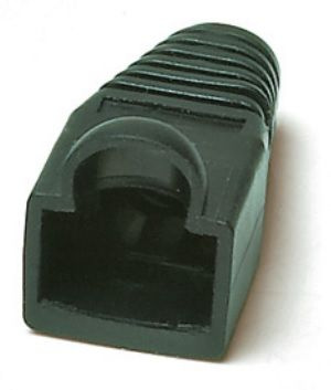 Колпачок Hyperline (BOOT-BK-10) д.28.5мм ш.14.3мм в.15.3мм черный (упак.:10шт)