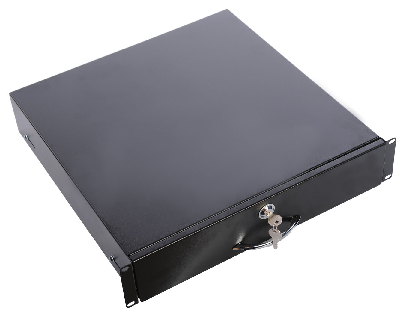 Ящик выдвижной для документации ЦМО ТСВ-Д-2U.450-9005 2U 19" 450мм черный (упак.:1шт)