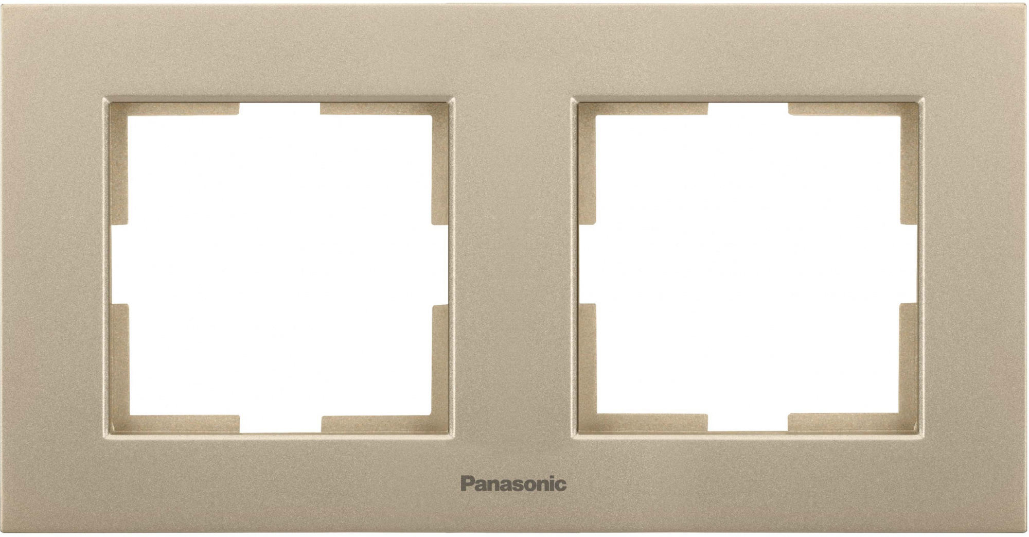 Рамка Panasonic Karre Plus WKTF08023AR-RU 2x горизонтальный монтаж металл бронзовый (упак.:1шт)