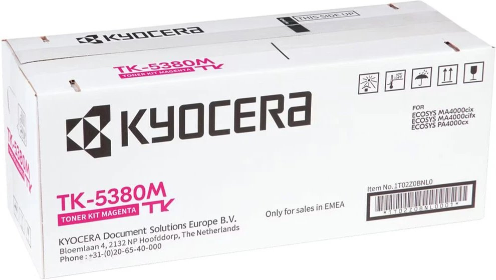 Картридж лазерный Kyocera TK-5380M 1T02Z0BNL0 пурпурный (10000стр.) для Kyocera PA4000cx/MA4000cix/MA4000cifx