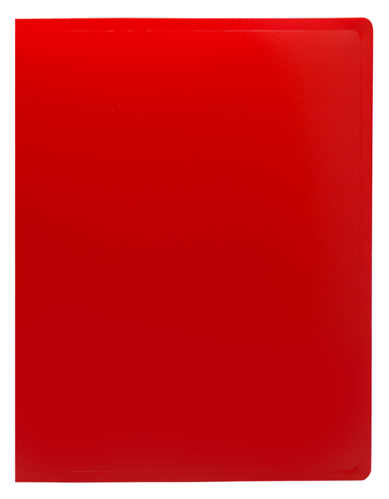 Папка с 30 прозр.вклад. Buro -ECB30RED A4 пластик 0.5мм красный