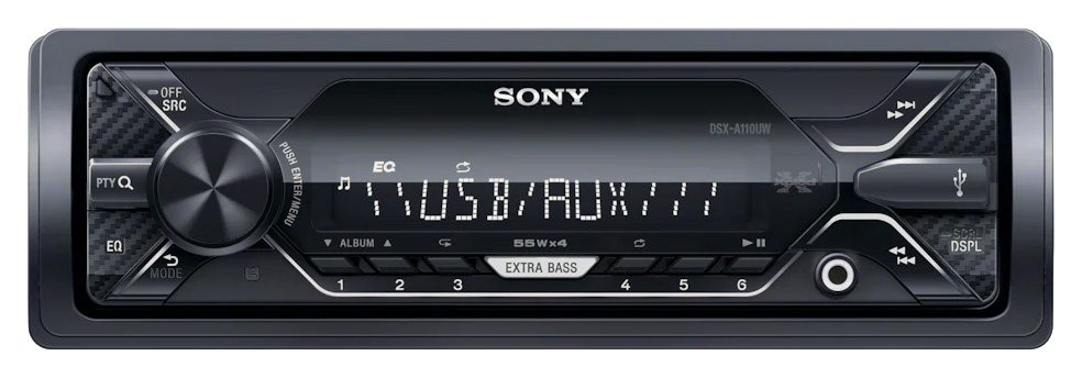 Автомагнитола Sony DSX-A110U 1DIN 4x55Вт RDS