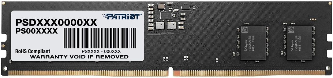 Память DDR5 16GB 4800MHz Patriot PSD516G480081 Signature RTL PC5-38400 CL40 DIMM 288-pin 1.1В single rank Ret