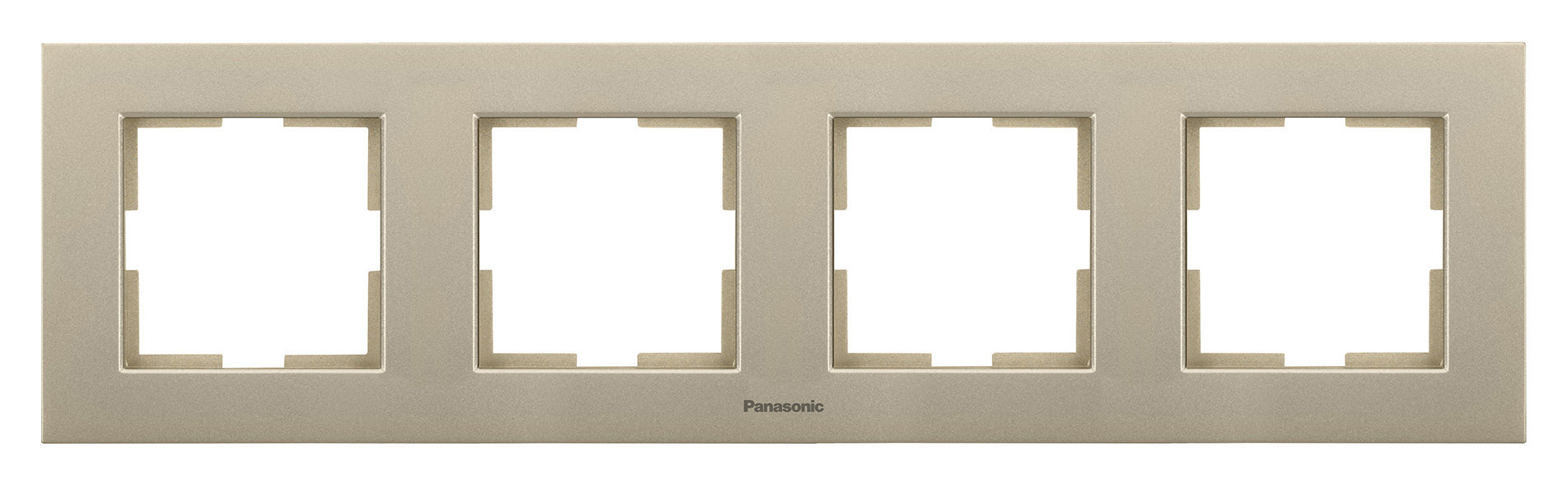 Рамка Panasonic Karre Plus WKTF08042BR-RU 4x горизонтальный монтаж пластик бронзовый (упак.:1шт)