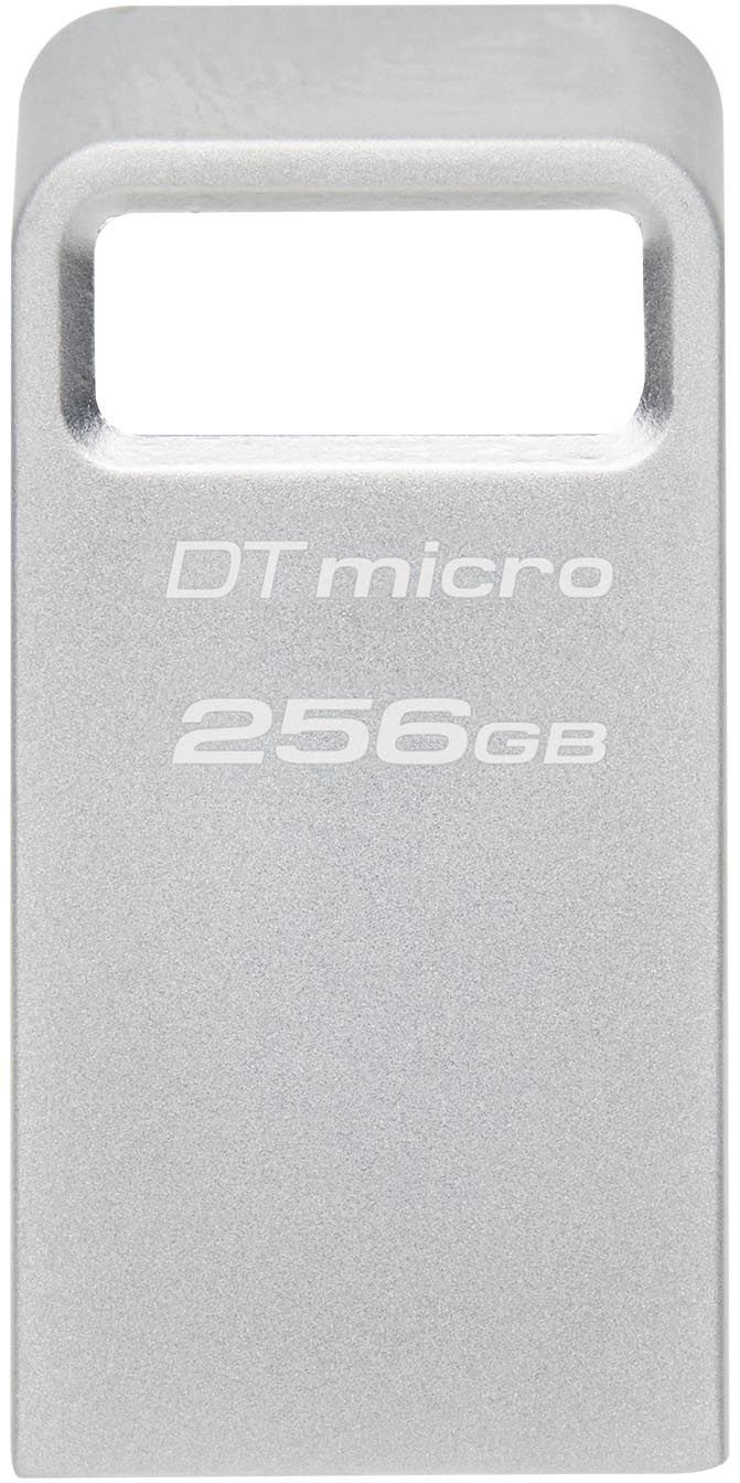 Флеш Диск Kingston 256GB DataTraveler Micro DTMC3G2/256GB USB3.0 серебристый