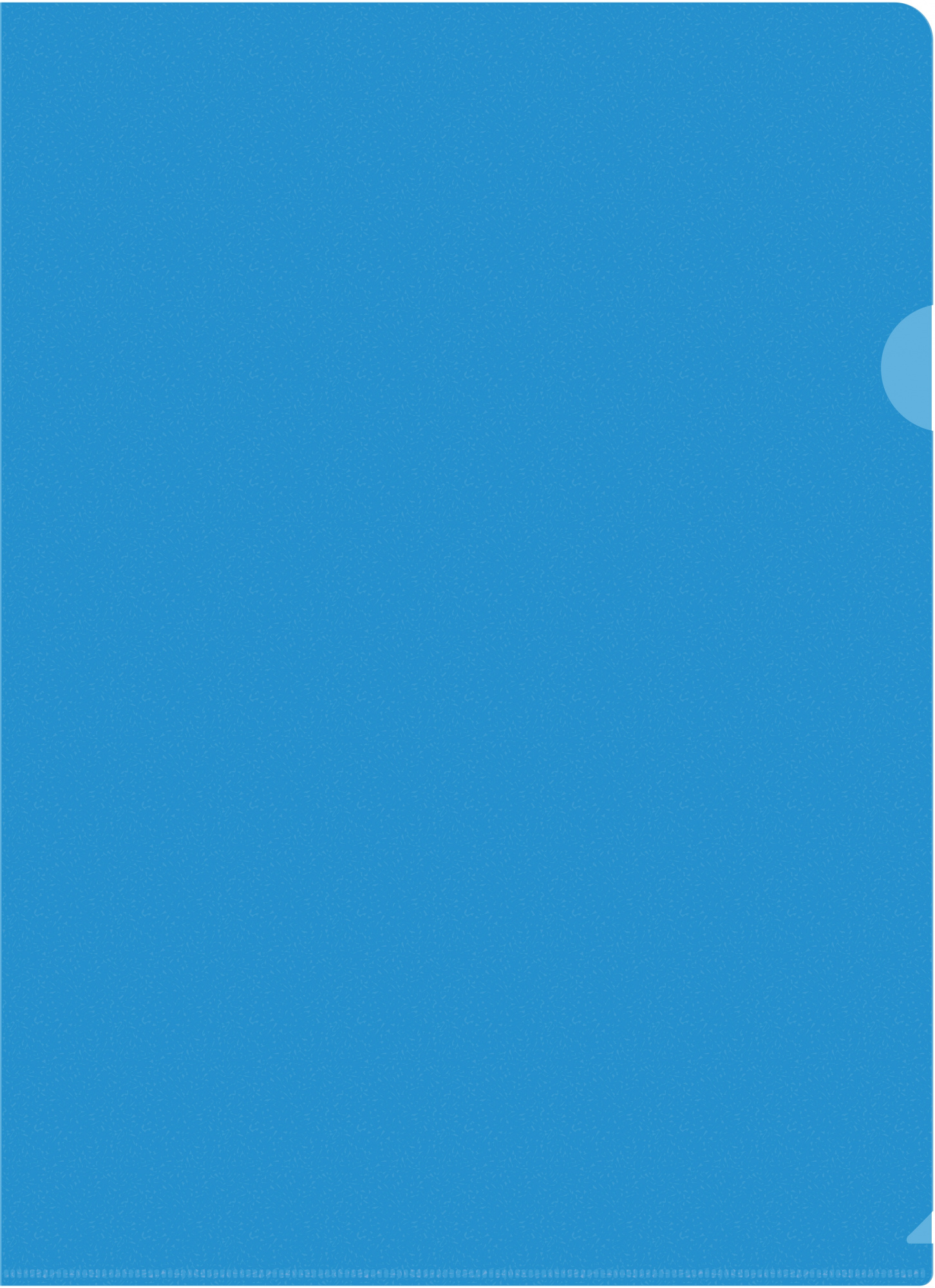 Папка-уголок Buro -E120BU/BLU тисненый A4 пластик 0.12мм синий