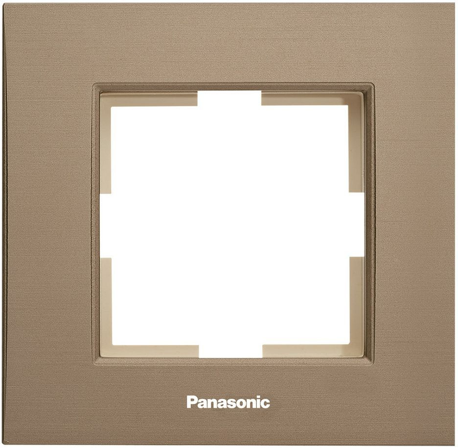 Рамка Panasonic Karre Plus WKTF08013AR-RU декоративная 1x металл бронзовый (упак.:1шт)