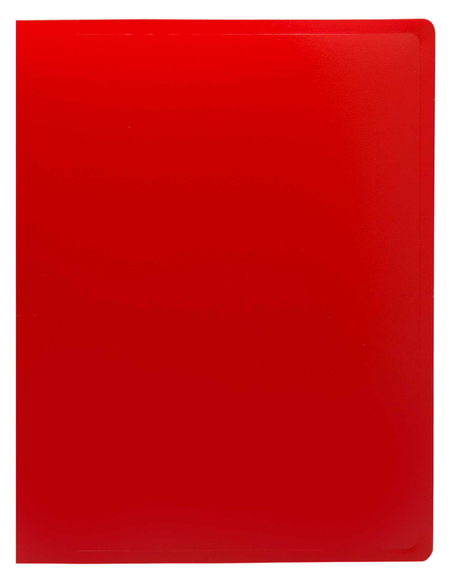 Папка с 10 прозр.вклад. Buro -ECB10RED A4 пластик 0.5мм красный
