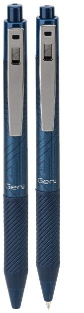 Ручка гелев. автоматическая Deli Geni EG80-BL синий d=0.7мм син. черн. 1стерж.