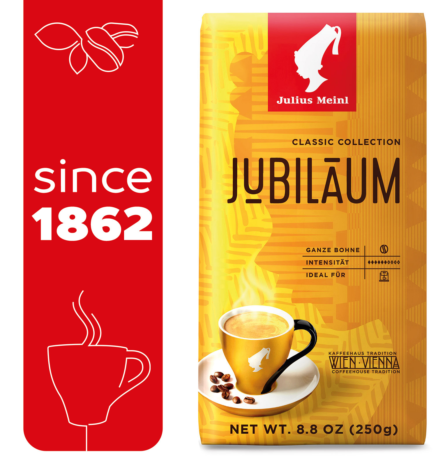 Кофе в зернах Julius Meinl Jubileum Classic Collection, 2 уп., 250 г