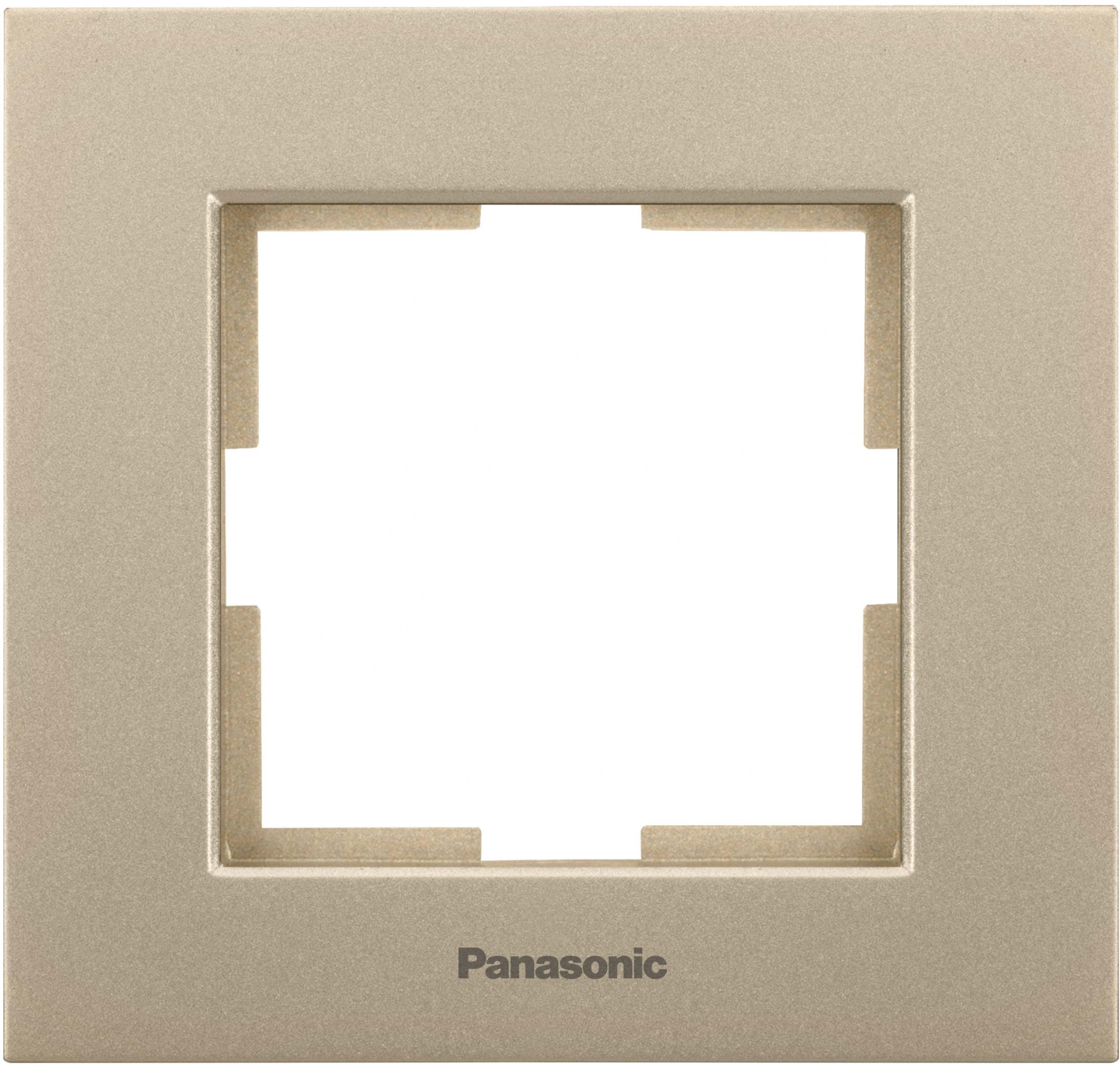 Рамка Panasonic Karre Plus WKTF08012BR-RU декоративная 1x пластик бронзовый (упак.:1шт)