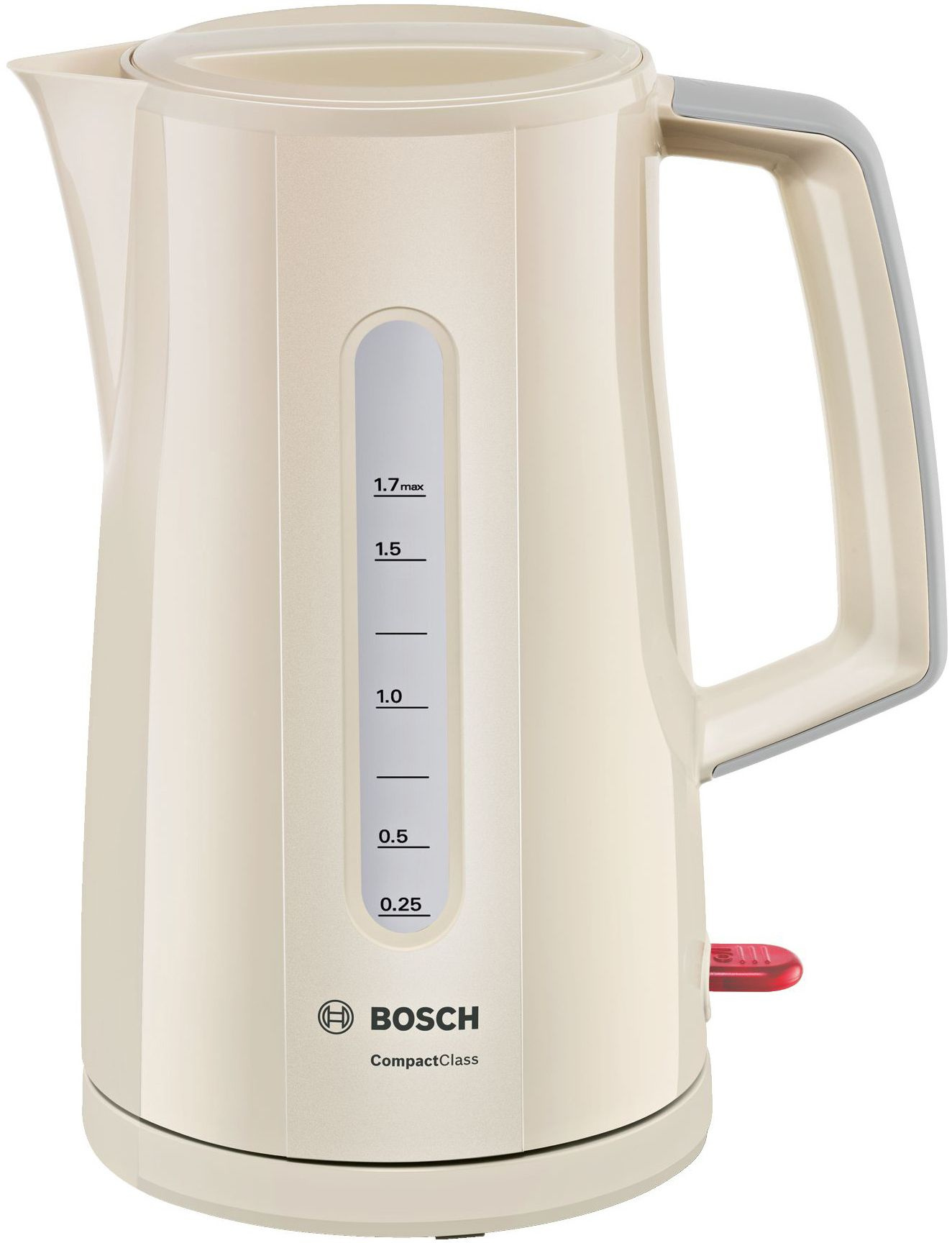 Чайник электрический Bosch TWK3A017 1.7л. 2400Вт бежевый (корпус: пластик)