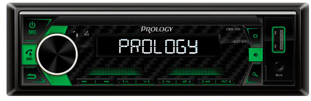 Автомагнитола Prology CMX-235 1DIN 4x55Вт v4.2 ПДУ (PRCMX235)