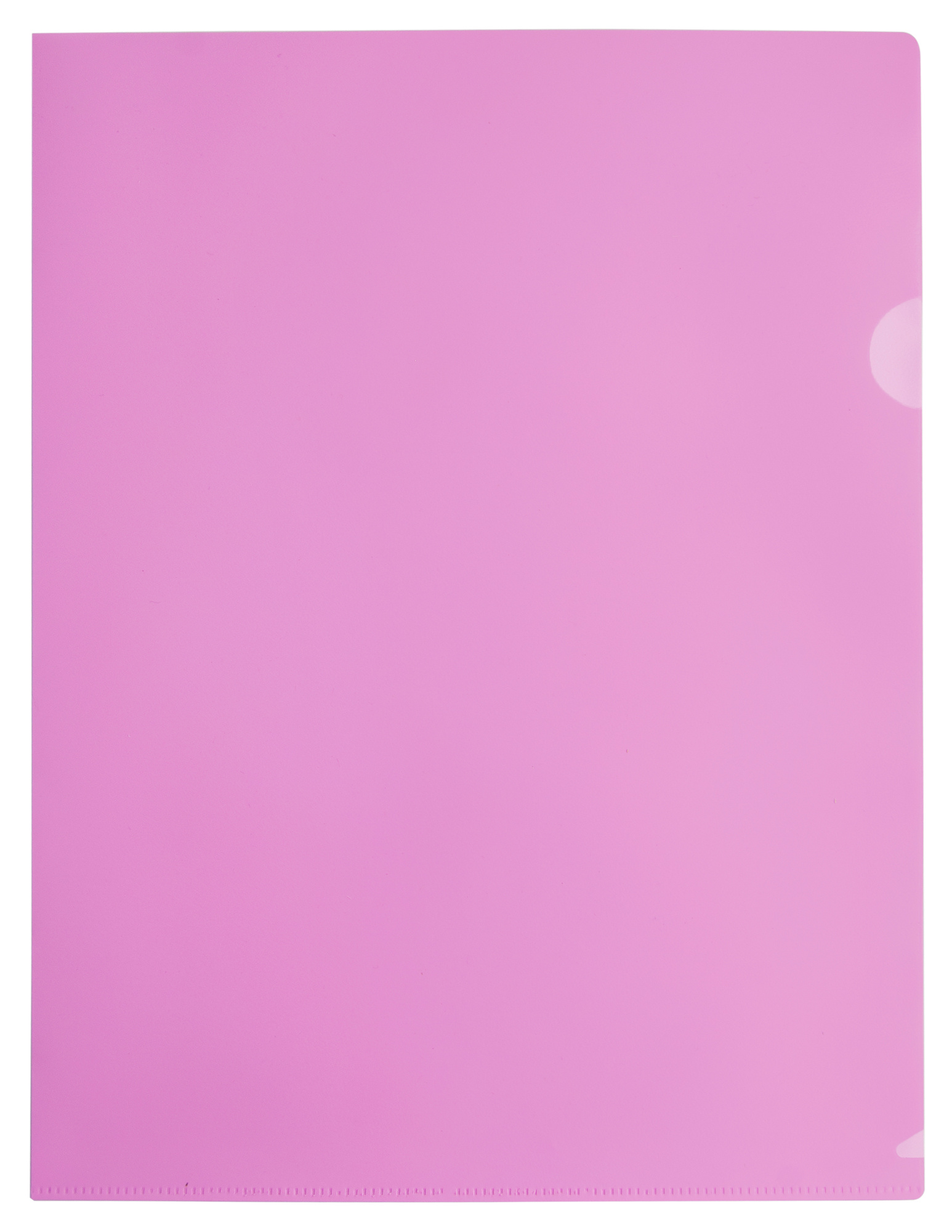Папка-уголок Бюрократ Pastel -EPAST/PINK A4 пластик 0.18мм розовый