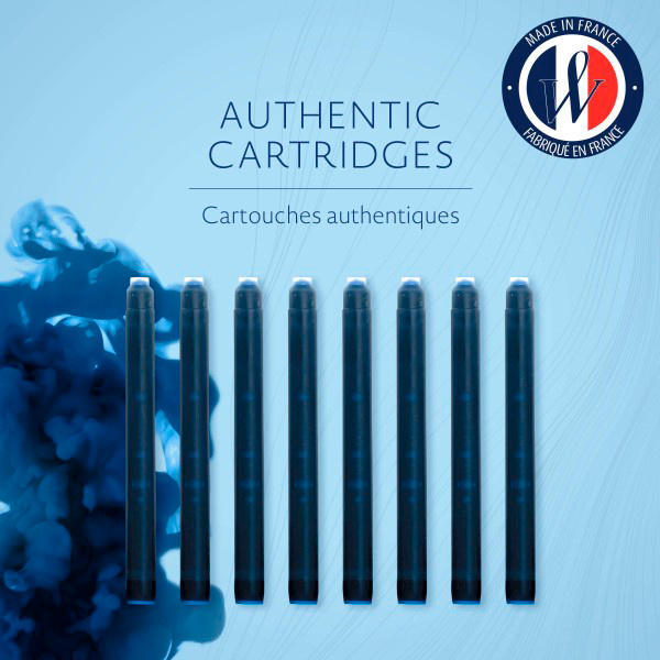 Картридж Waterman Standard (CWS0110910) Mysterious Blue чернила для ручек перьевых (8шт)