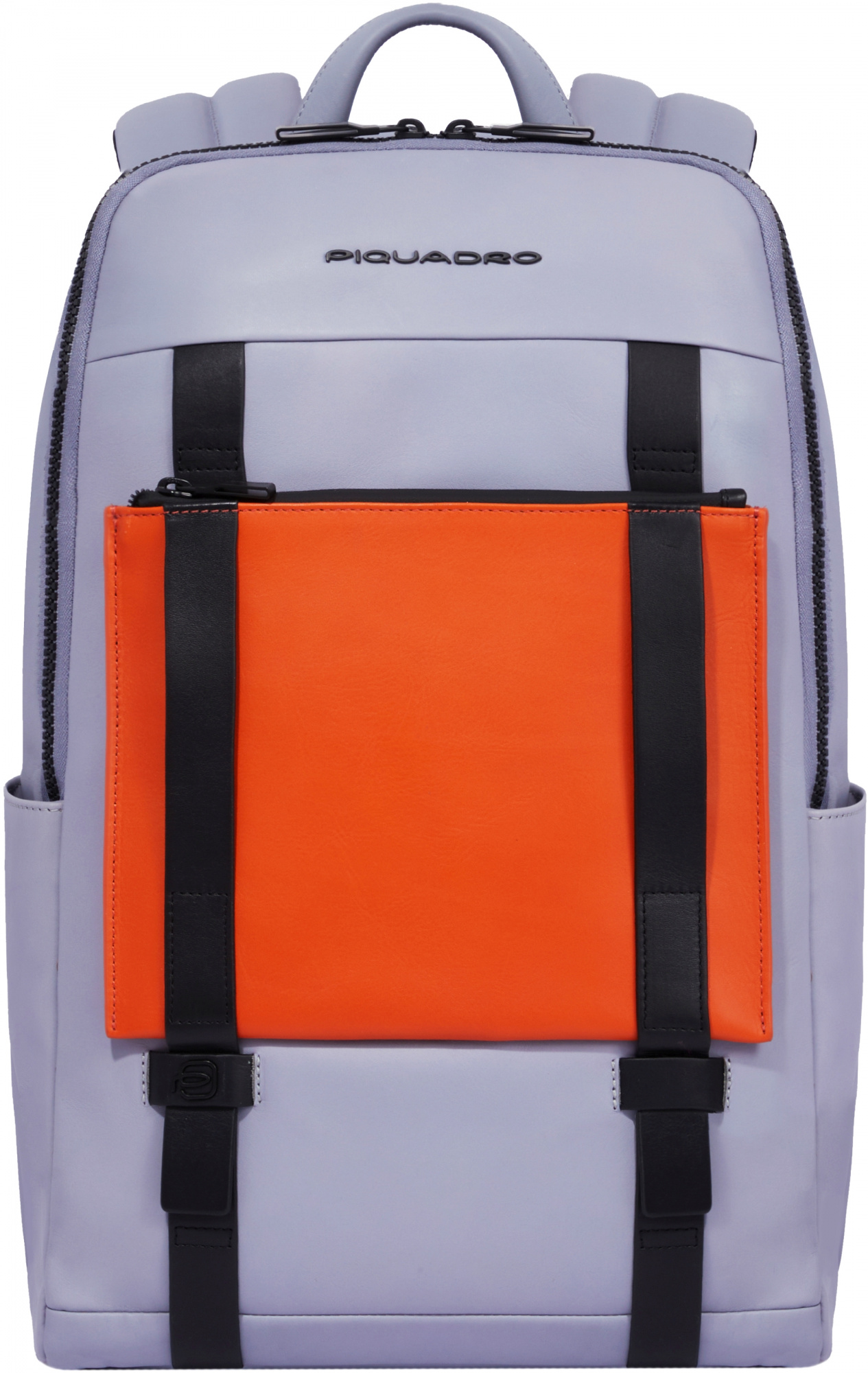 Рюкзак Piquadro David CA6363S130/GR серый/оранжевый кожа