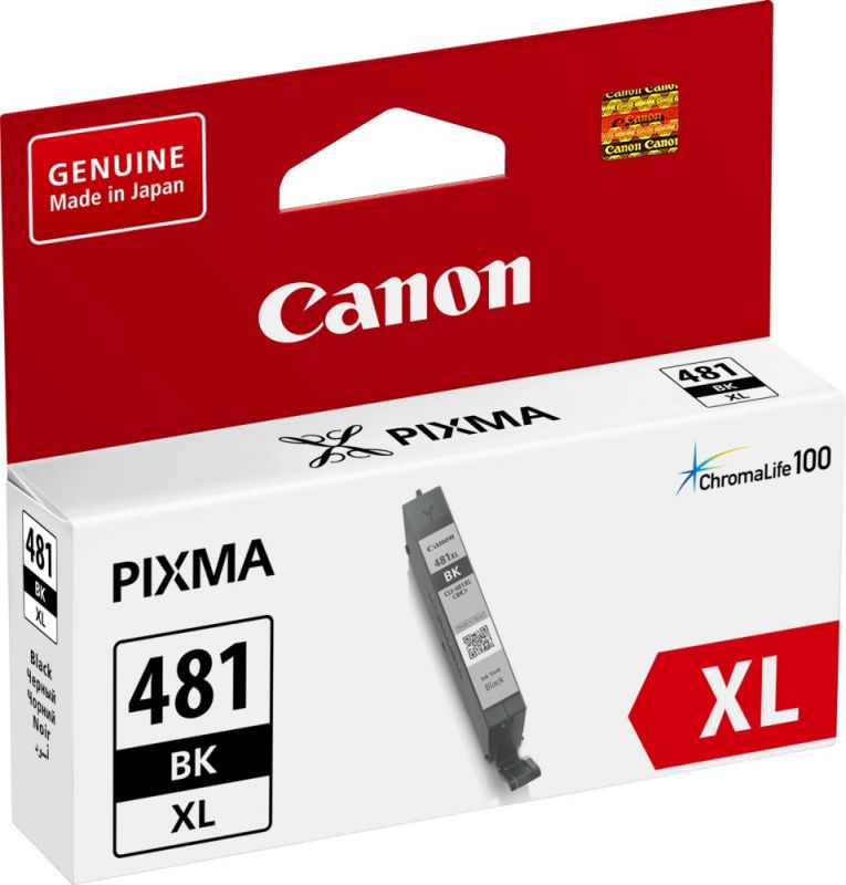 Картридж струйный Canon CLI-481XLBK 2047C001 черный (8.3мл) для Canon Pixma TS6140/TS8140TS/TS9140/TR7540/TR8540
