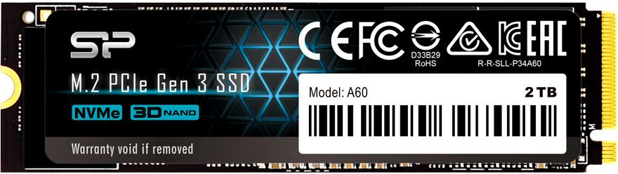 Накопитель SSD Silicon Power PCIe 3.0 x4 2TB SP002TBP34A60M28 M-Series M.2 2280