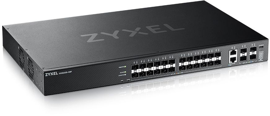 Коммутатор Zyxel XGS2220-30F-EU0101F (L3) 2x10Гбит/с 24SFP 4SFP+ управляемый
