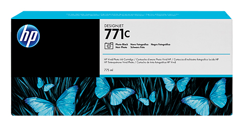 Картридж струйный HP 771C B6Y13A фото черный (775мл) для HP DJ Z6200