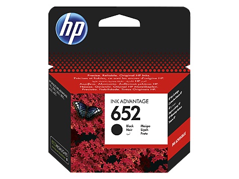 Картридж струйный HP 652 F6V25AE черный (360стр.) для HP DJ IA 1115/2135/3635/4535/3835/4675