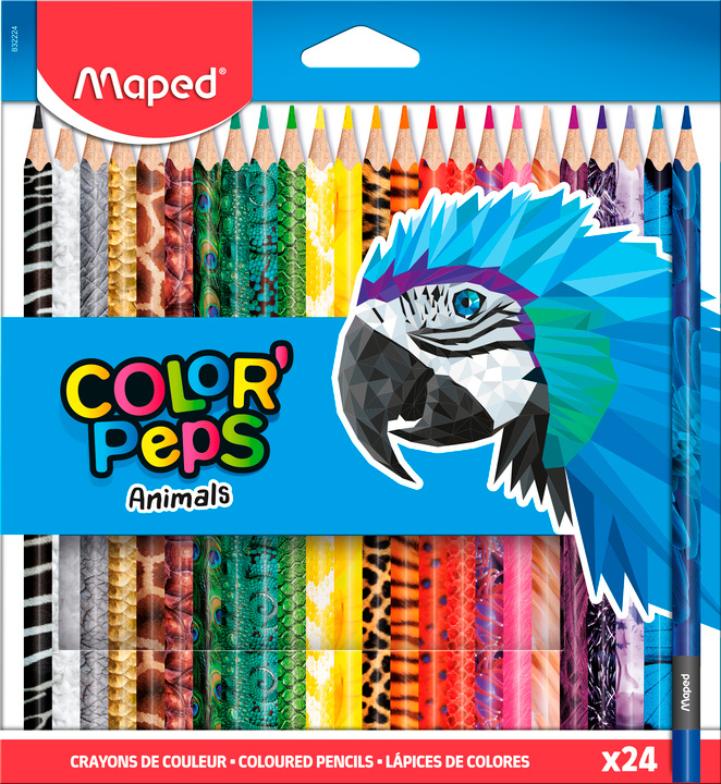 Карандаши цв. Maped Color`Peps 832224 карт.кор.