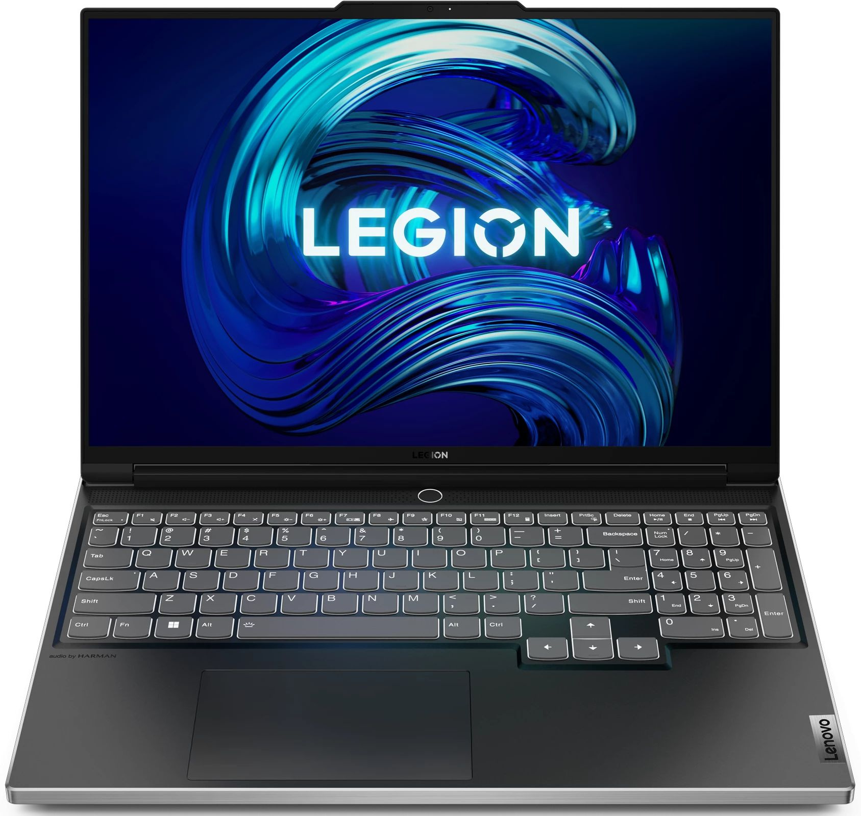 Ноутбук Lenovo Legion S7 16IAH7 Core i7 12700H 24Gb SSD1Tb NVIDIA GeForce RTX 3060 6Gb 16" IPS WQXGA (2560x1600) noOS grey WiFi BT Cam (82TF0061RK)
