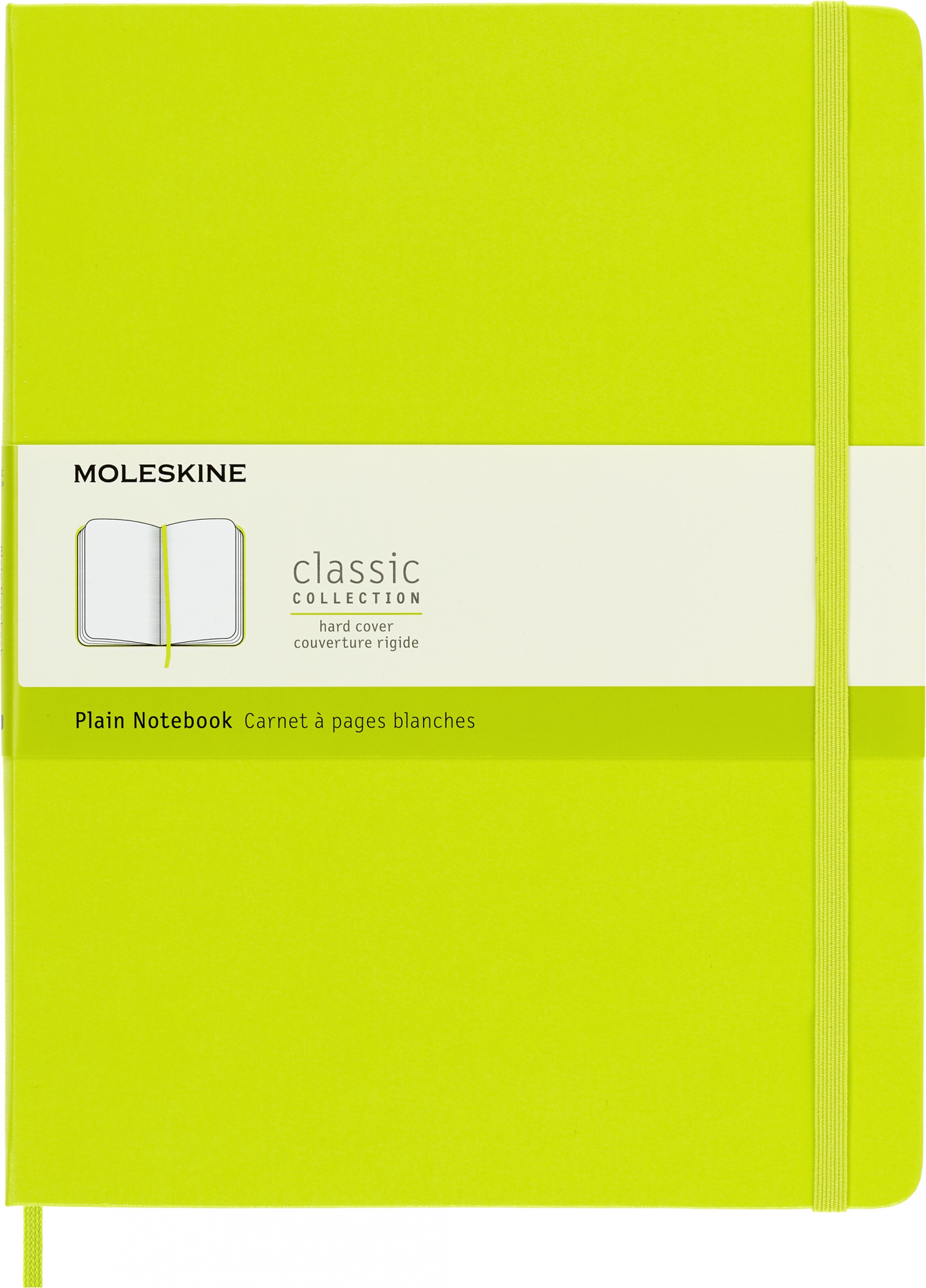 Блокнот Moleskine CLASSIC QP092C2 XLarge 190х250мм 192стр. нелинованный твердая обложка лайм