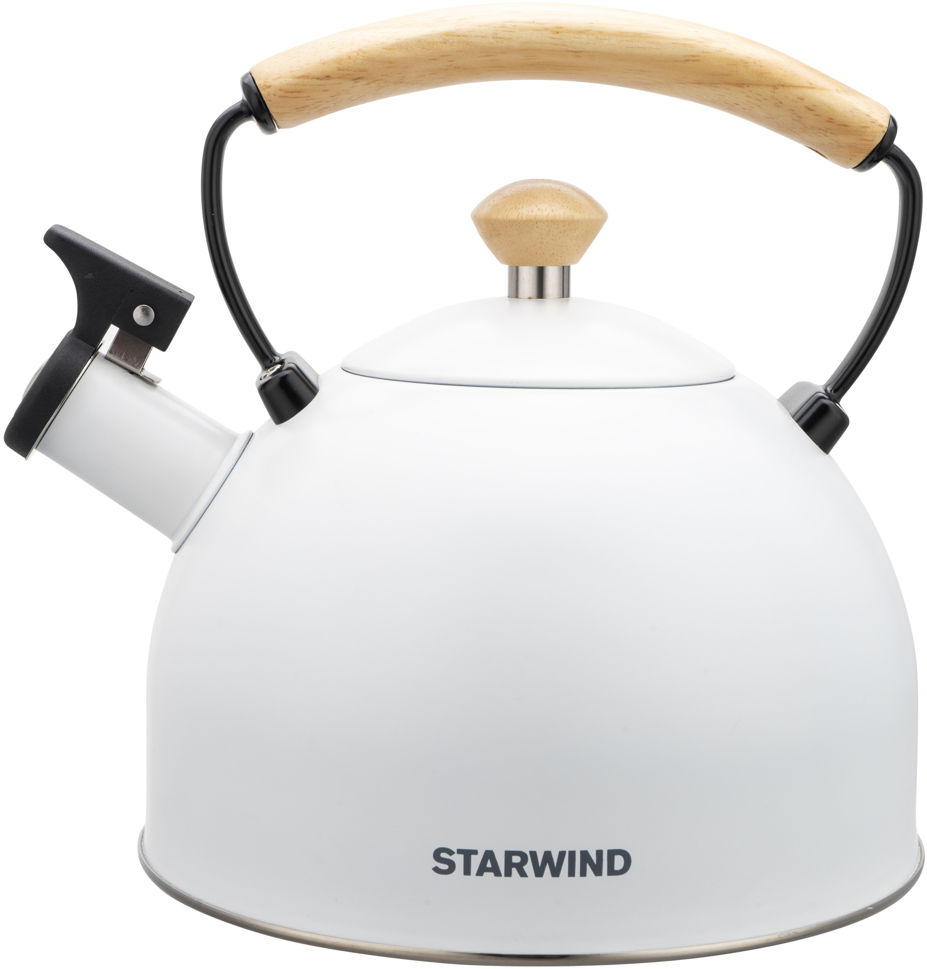 Чайник металлический Starwind Chef Country 2.5л. белый (SW-CH1712)