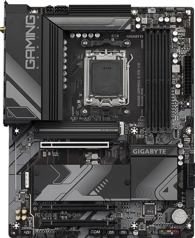 Материнская плата Gigabyte B650 GAMING X AX V2 SocketAM5 AMD B650 ATX AC`97 8ch(7.1) 2.5Gg RAID+HDMI+DP