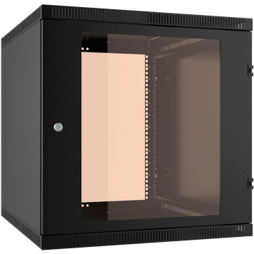 Шкаф коммутационный NT Wallbox Light 15-63 B (176977) настенный 15U 600x350мм пер.дв.стекл несъемн.бок.пан. направл.под закл.гайки 100кг черный 300мм 20кг 744мм IP20 сталь