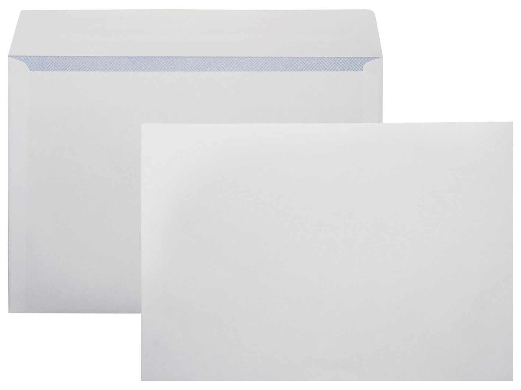 Конверт 70501.1 C4 229x324мм белый силиконовая лента бумага 90г/м2 серая запечатка (pack:1pcs)