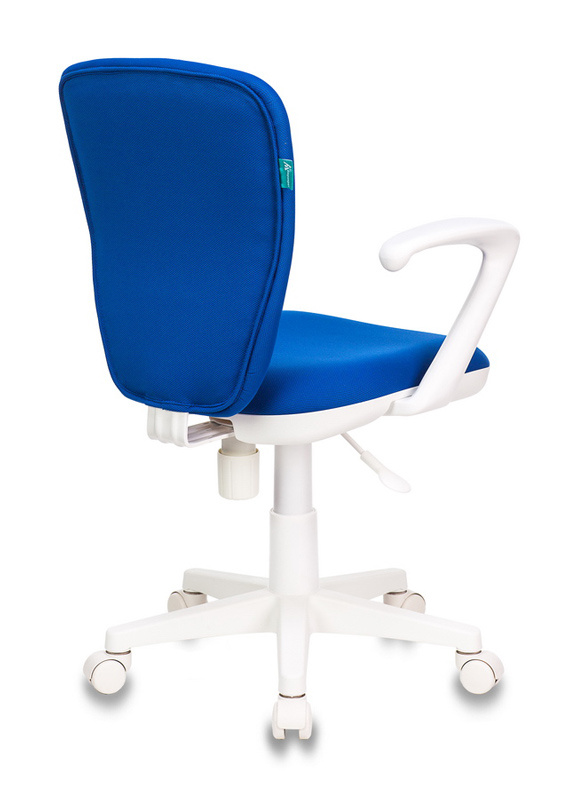 Кресло детское Бюрократ KD-W10AXSN синий 26-21 крестов. пластик белый пластик белый