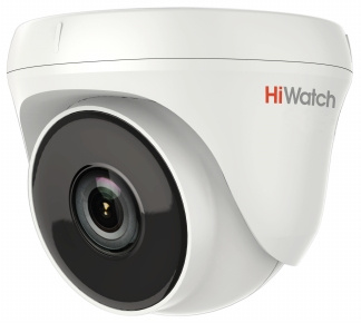 Камера видеонаблюдения аналоговая HiWatch DS-T233 3.6-3.6мм HD-TVI цв. корп.:белый (DS-T233 (3.6 MM))