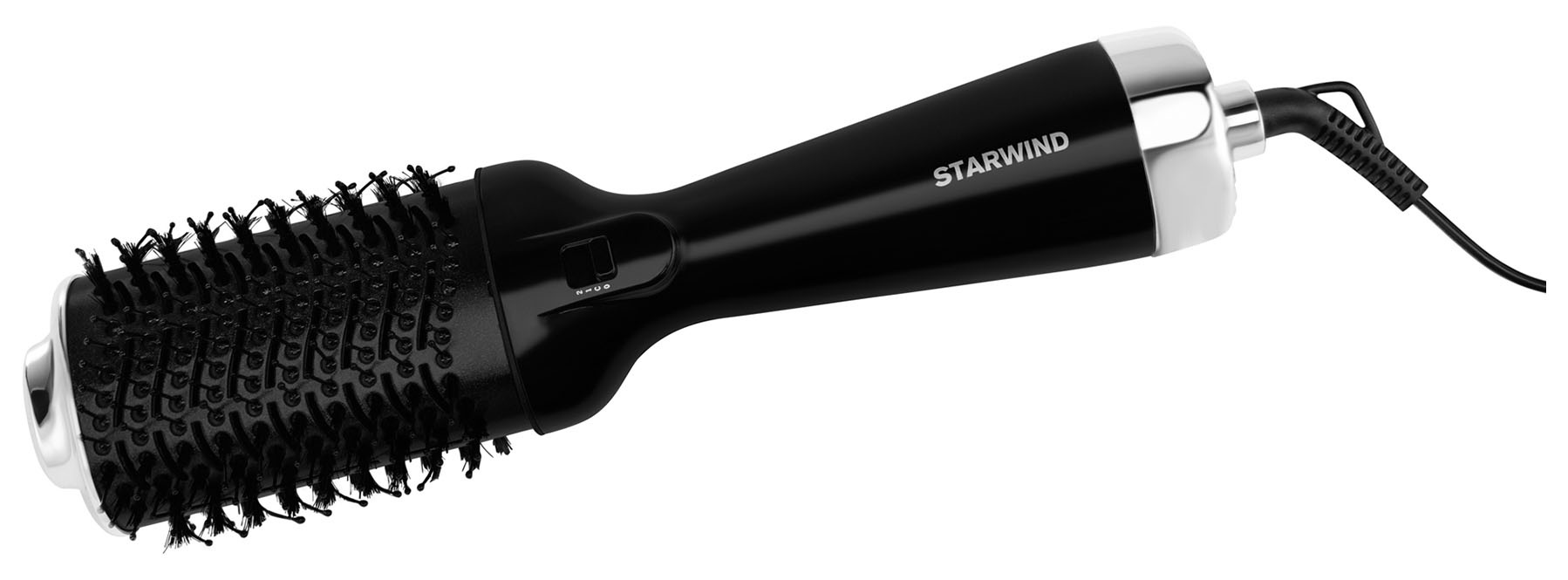 Фен-щетка Starwind SHB 7760 1200Вт черный/серебристый
