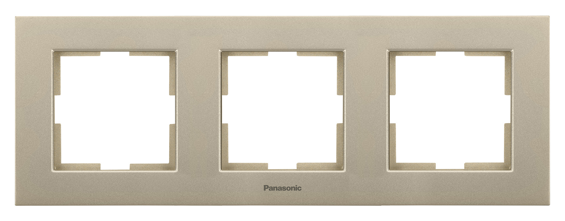 Рамка Panasonic Karre Plus WKTF08032BR-RU 3x горизонтальный монтаж пластик бронзовый (упак.:1шт)