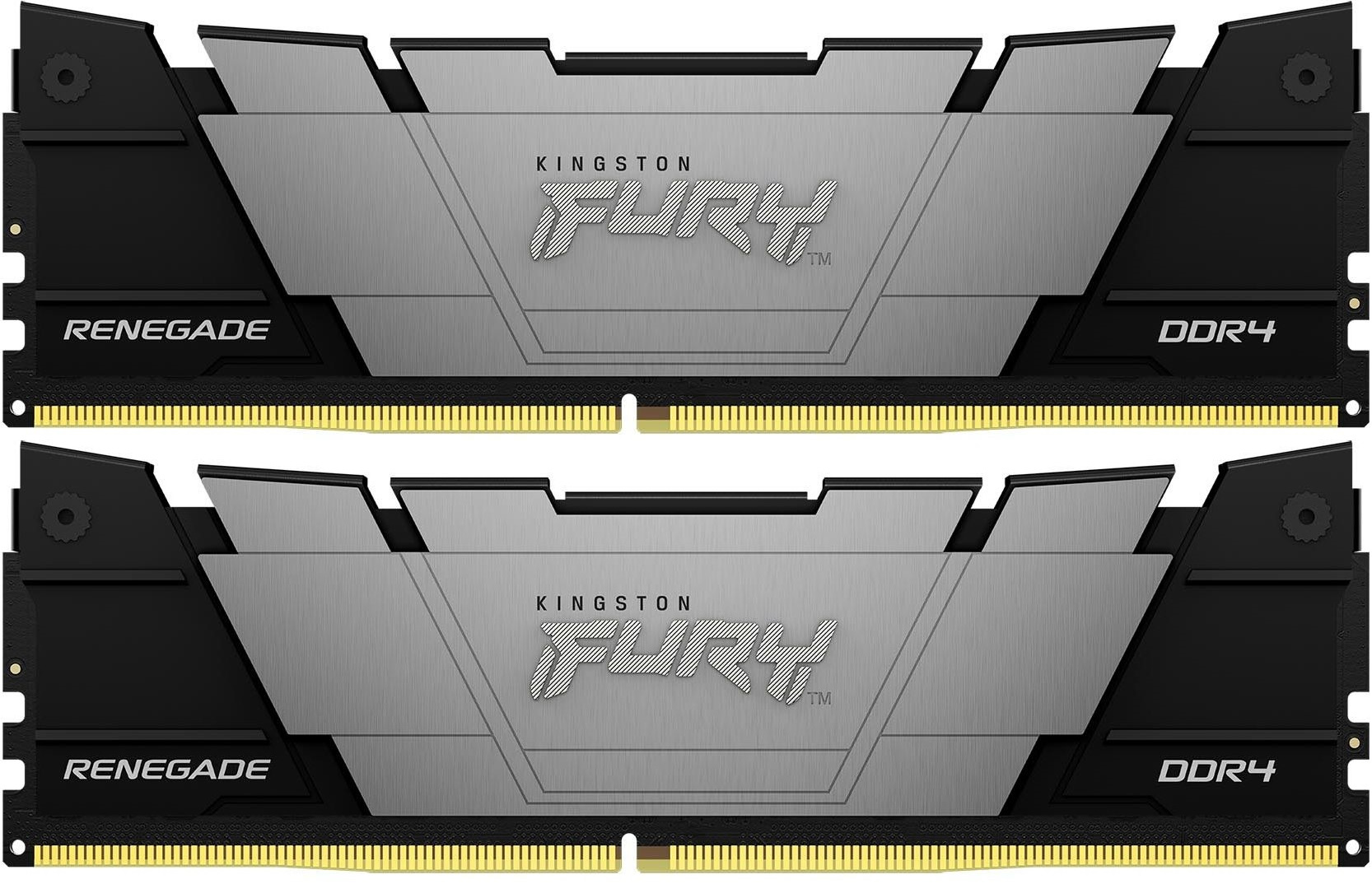 Память DDR4 2x8GB 3200MHz Kingston KF432C16RB2K2/16 Fury Renegade Black RTL Gaming PC4-25600 CL16 DIMM 288-pin 1.35В kit dual rank с радиатором Ret