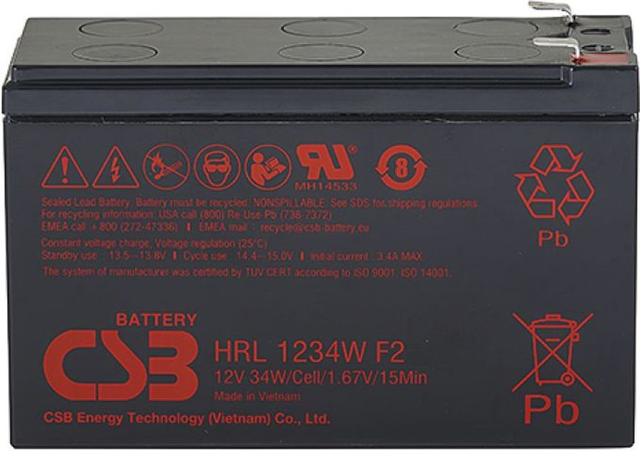 Батарея для ИБП CSB HRL1234W 12В 34Ач