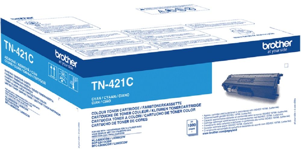 Картридж лазерный Brother TN421C голубой (1800стр.) для Brother HL-L8260/8360/DCP-L8410/MFC-L8690/8900
