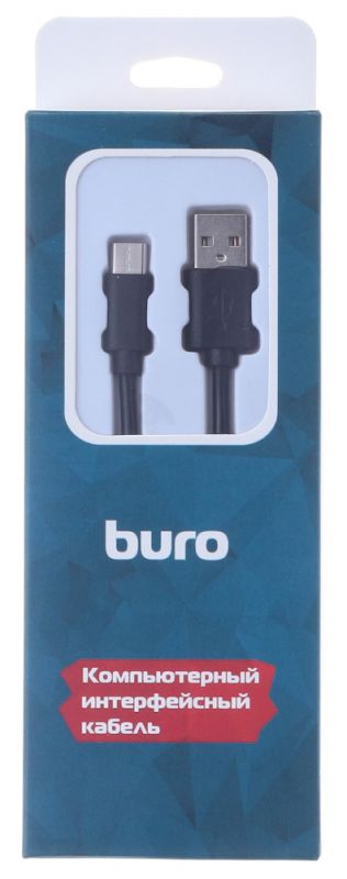 Кабель Buro BHP RET TYPEC1 BL USB (m)-USB Type-C (m) 1м черный
