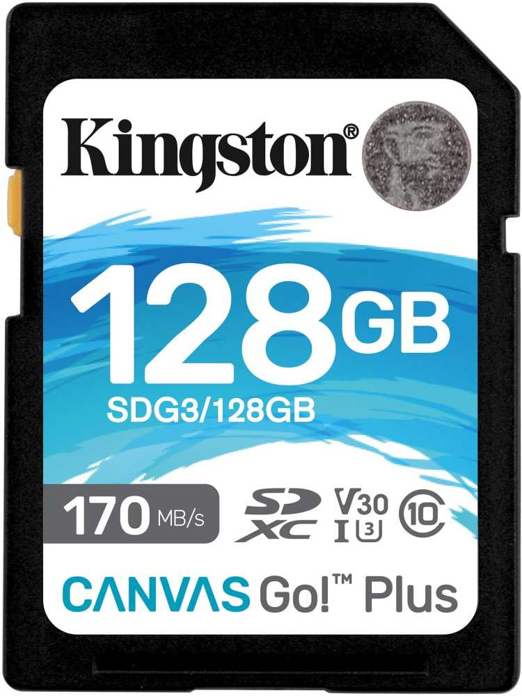 Флеш карта SDXC 128GB Kingston SDG3/128GB Canvas Go! Plus w/o adapter