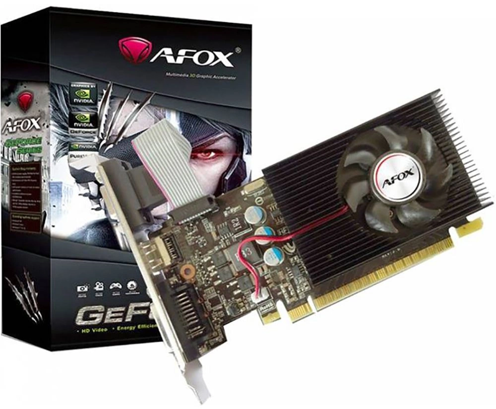 Видеокарта Afox PCI-E 2.0 AF730-4096D3L6 NVIDIA GeForce GT 730 4Gb 128bit GDDR3 700/1333 DVIx1 HDMIx1 CRTx1 HDCP Ret low profile Видеокарта Afox PCI-E 2.0 AF730-4096D3L6 NVIDIA GeForce GT 730 4Gb 128bit GDDR3 700/1333 DVIx1 HDMIx1 CRTx1 HDCP Ret low profile