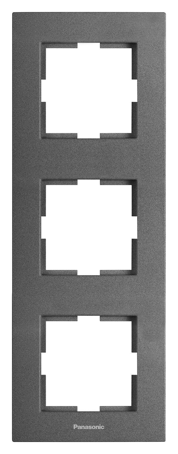 Рамка Panasonic Karre Plus WKTF08132DG-RU 3x вертикальный монтаж пластик дымчатый (упак.:1шт)