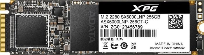 Накопитель SSD A-Data PCIe 3.0 x4 256GB ASX6000LNP-256GT-C XPG SX6000 Lite M.2 2280