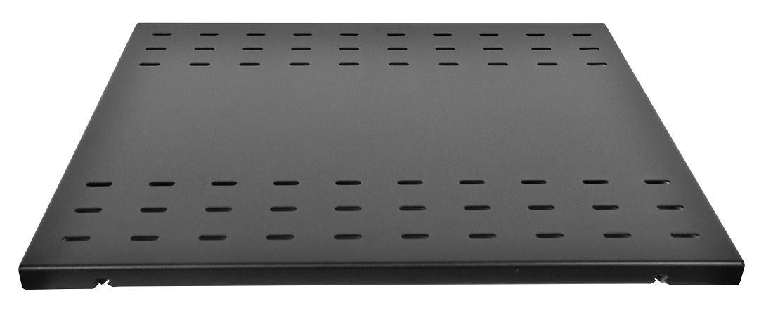 Полка стационарная для аккумуляторов ЦМО СВ-75АК-9005 1U нагр.:200кг. 19" 750мм черный (упак.:1шт)