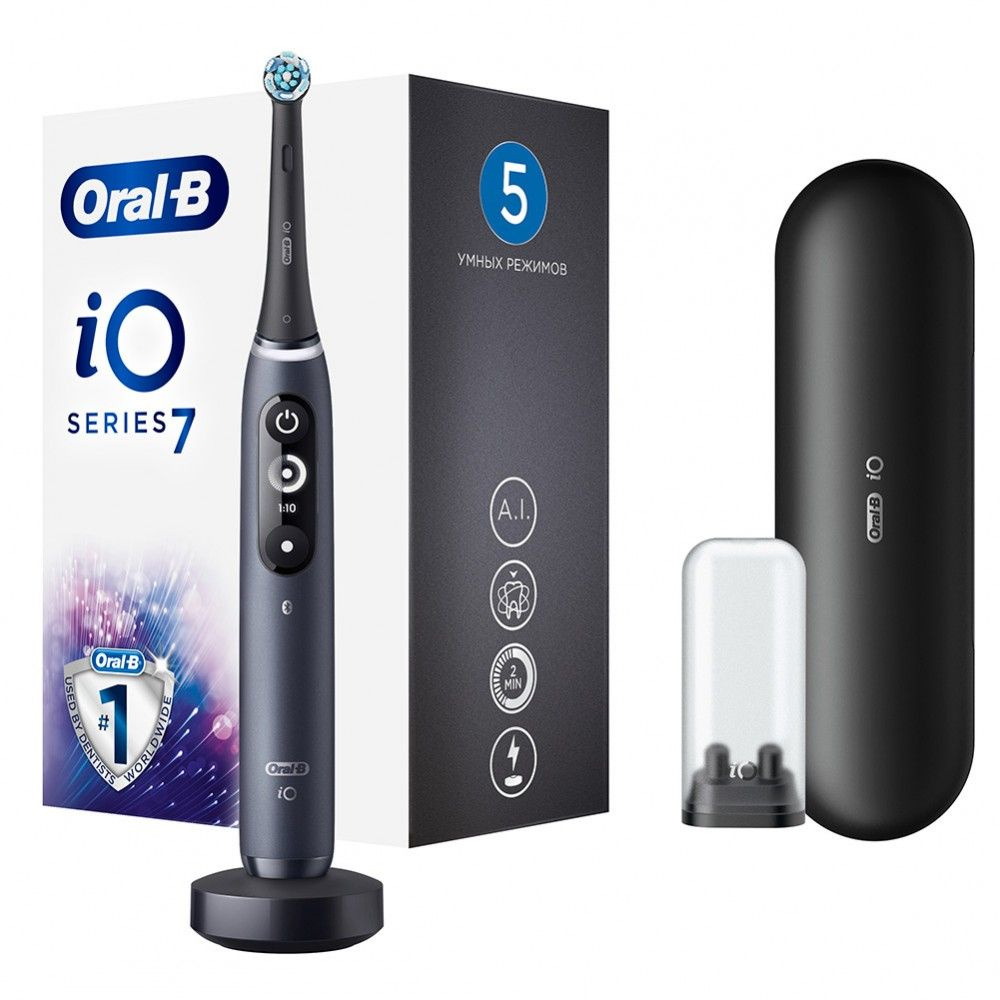 Зубная щетка электрическая Oral-B iO Series 7 Onyx черный