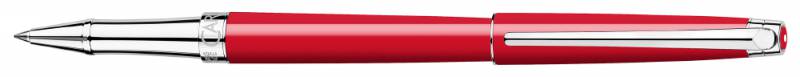 Ручка роллер Carandache Leman Slim (4771.770) Scarlet red RH F черн. черн. подар.кор.