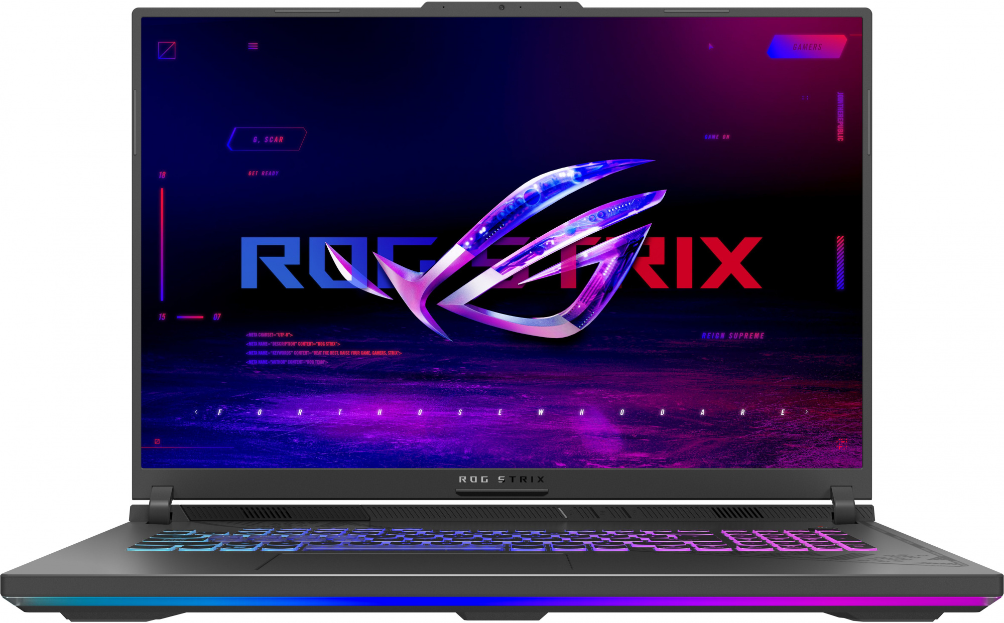 Ноутбук Asus ROG Strix G18 G814JV-N5105 Core i7 13650HX 16Gb SSD1Tb NVIDIA GeForce RTX4060 8Gb 18" IPS WUXGA (1920x1200) noOS grey WiFi BT Cam (90NR0CM1-M006K0)